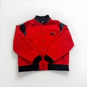Ben and Jerry's Red Letterman Jacket XL